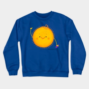 Sun Hot Hair Style Crewneck Sweatshirt
